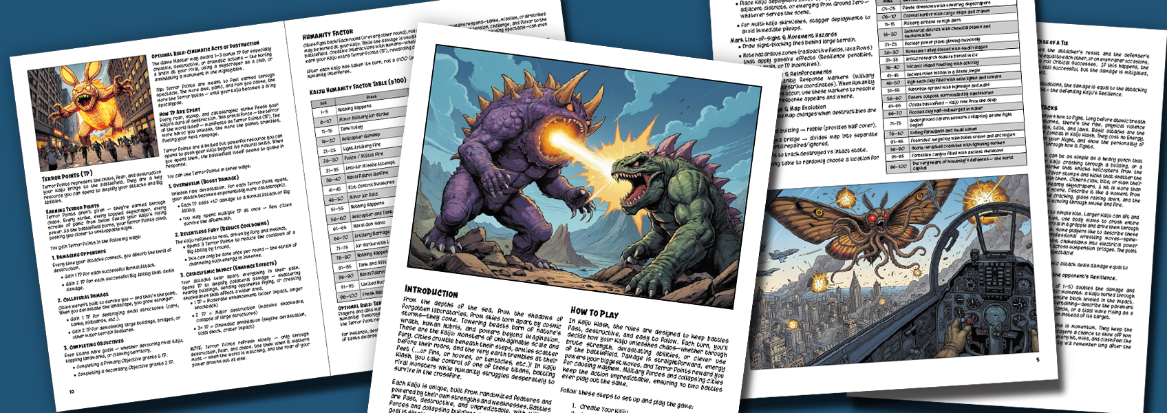 Kaiju Klash Preview Pages